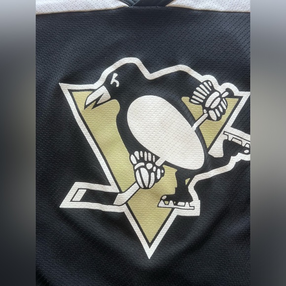 Vintage Mario Lemieux Pittsburgh Penguins CCM Hockey Jersey Size L - Picture 3 of 8